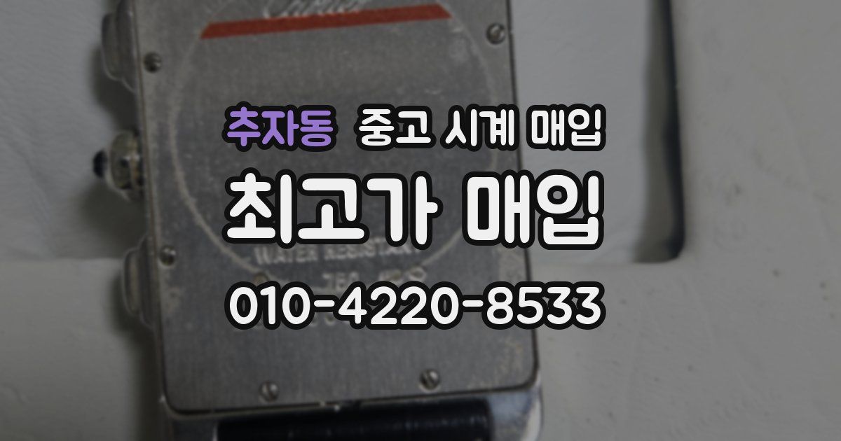 추자동 중고 시계 매입