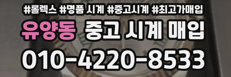 유양동 중고 시계 매입