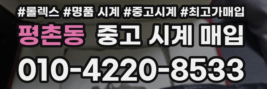 평촌동 중고 시계 매입