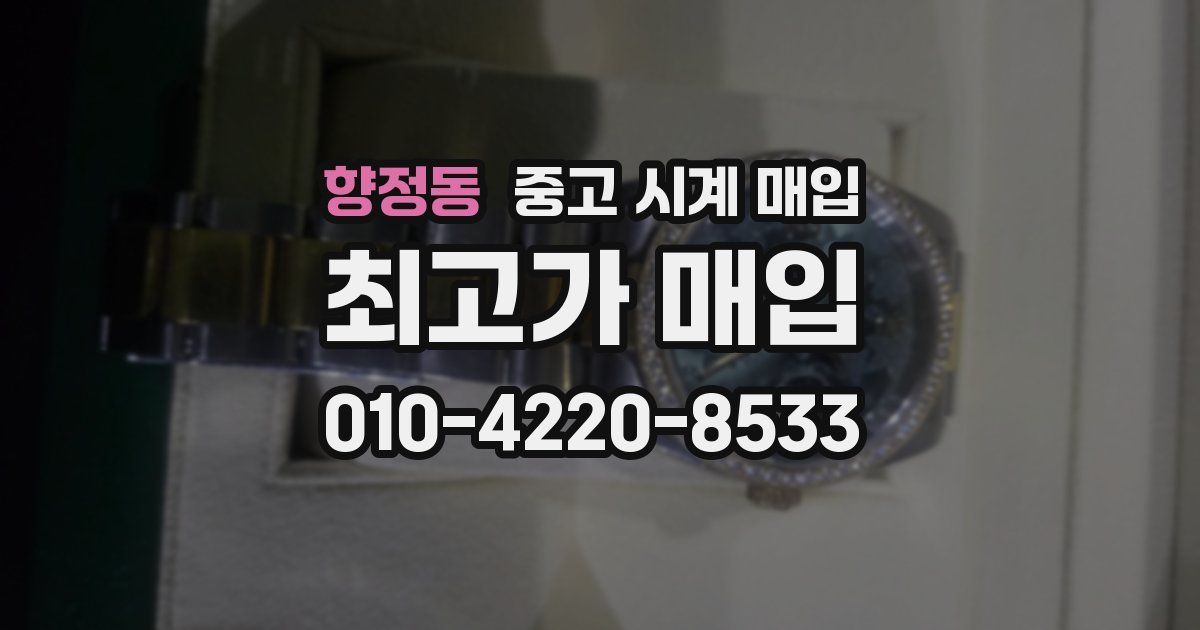 향정동 중고 시계 매입