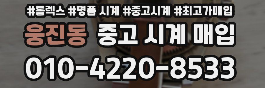 웅진동 중고 시계 매입