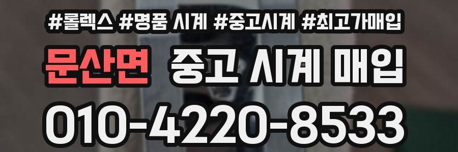 문산면 중고 시계 매입