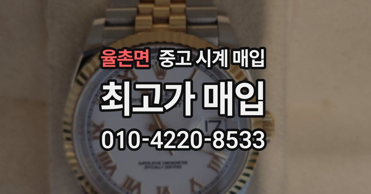 율촌면 중고 시계 매입