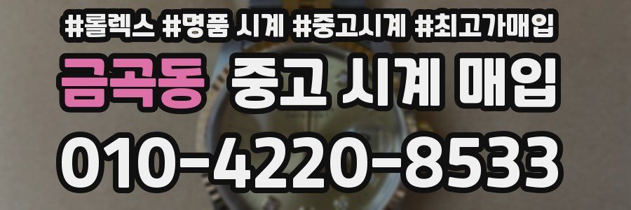 금곡동 중고 시계 매입