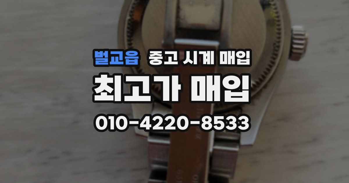 벌교읍 중고 시계 매입