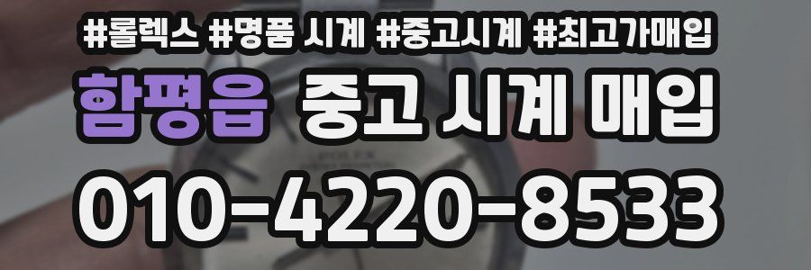 함평읍 중고 시계 매입