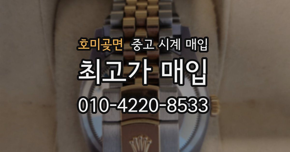 호미곶면 중고 시계 매입