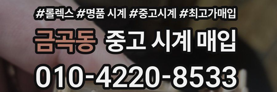 금곡동 중고 시계 매입