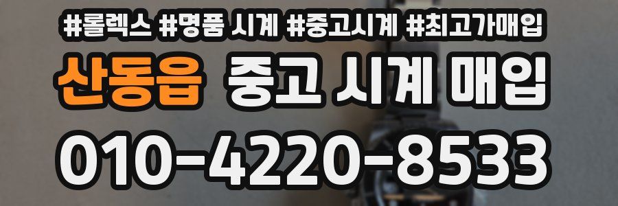 산동읍 중고 시계 매입