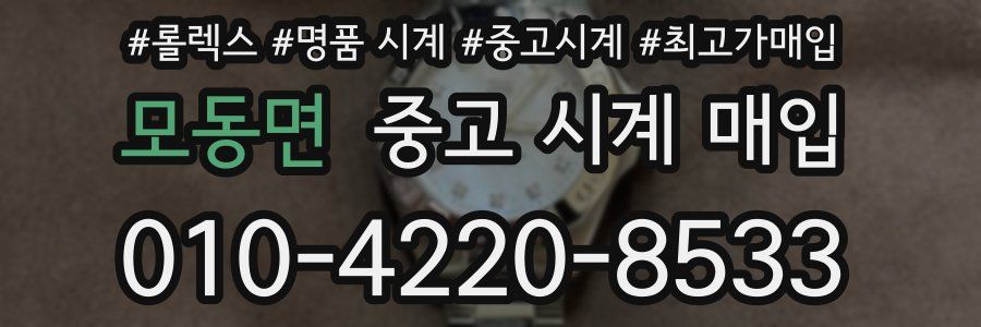 모동면 중고 시계 매입