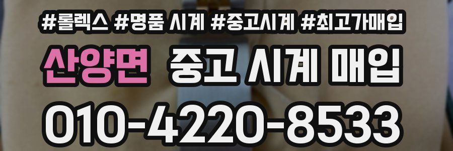 산양면 중고 시계 매입
