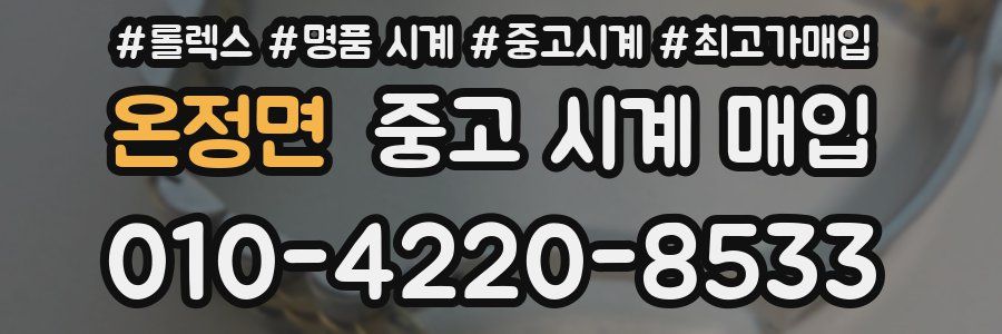 온정면 중고 시계 매입
