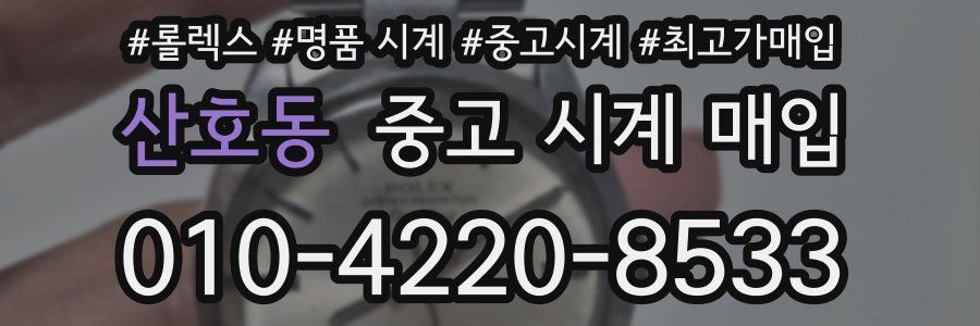 산호동 중고 시계 매입