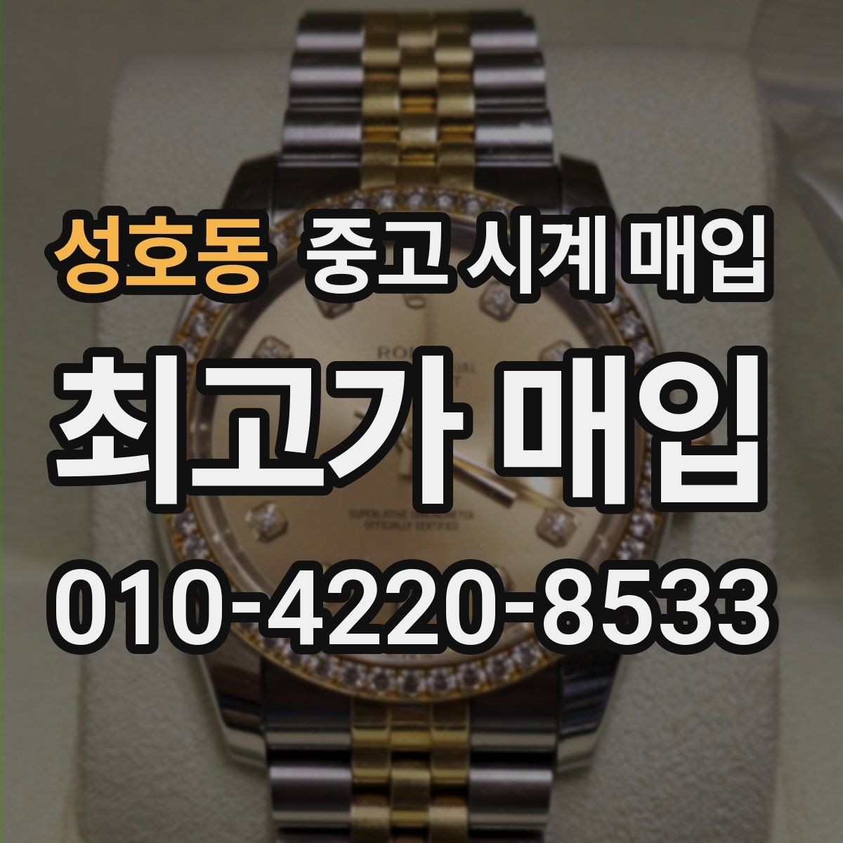 성호동 중고 시계 매입 쇼파드 드레스 워치 시세 포인트 정리