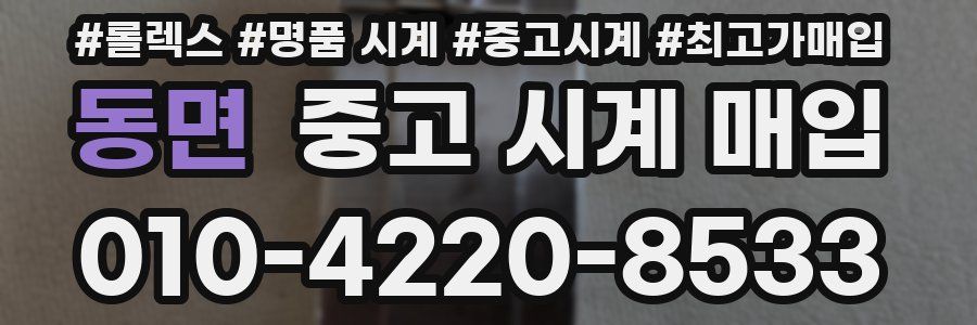 동면 중고 시계 매입