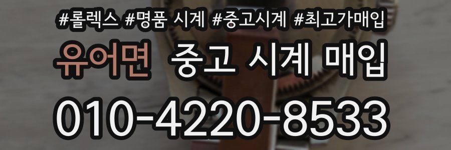 유어면 중고 시계 매입
