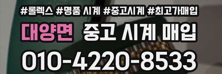 대양면 중고 시계 매입