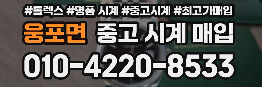 웅포면 중고 시계 매입