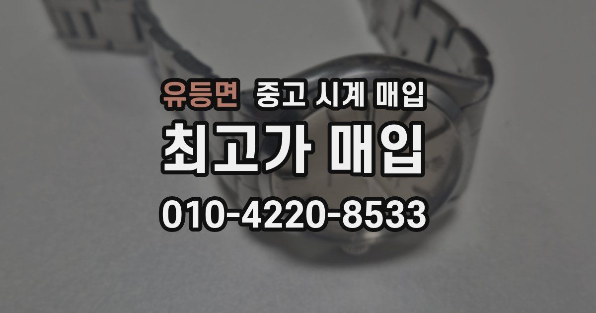 유등면 중고 시계 매입