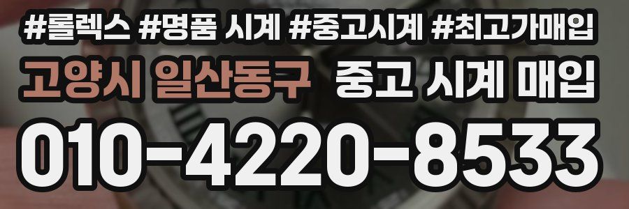 고양시 일산동구 중고 시계 매입