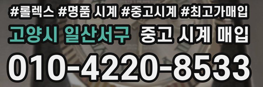 고양시 일산서구 중고 시계 매입