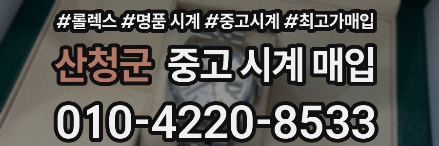 산청군 중고 시계 매입