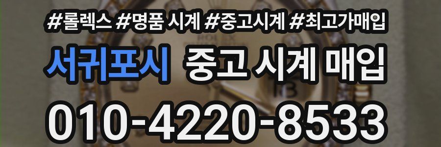 서귀포시 중고 시계 매입