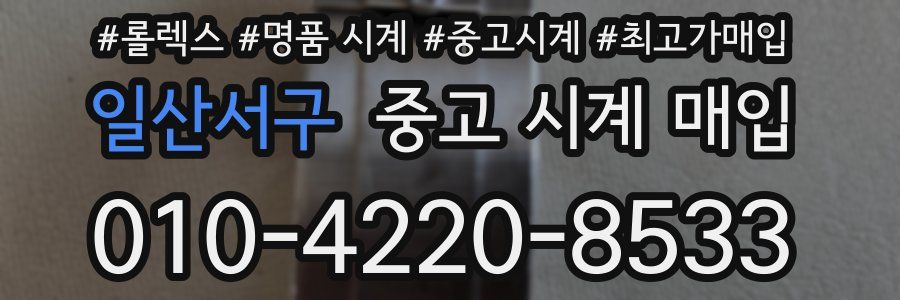 일산서구 중고 시계 매입