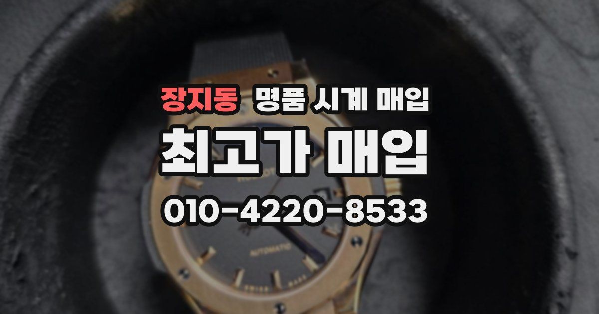 장지동 명품 시계 매입