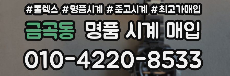 금곡동 명품 시계 매입