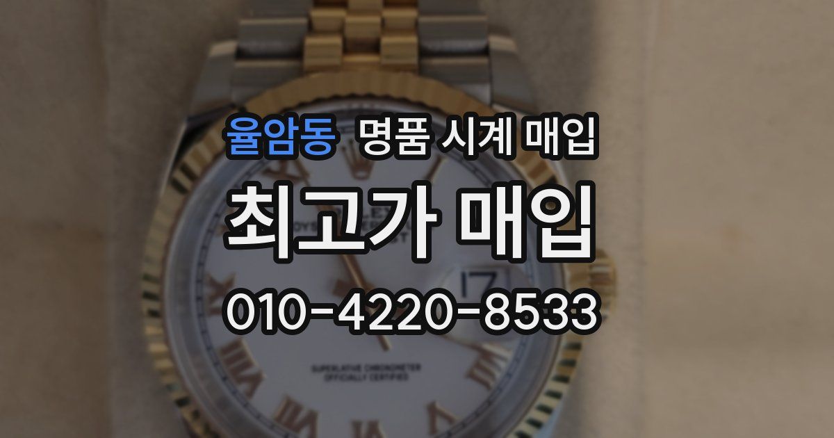 율암동 명품 시계 매입