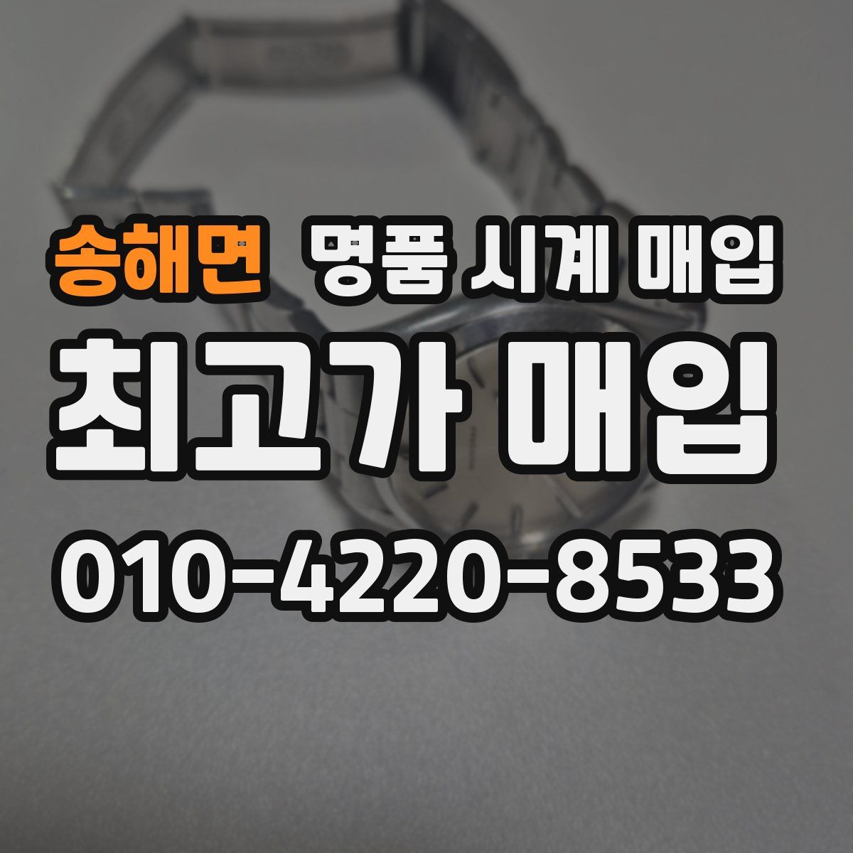 송해면 명품 시계 매입