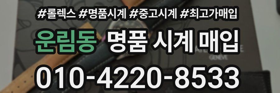 운림동 명품 시계 매입
