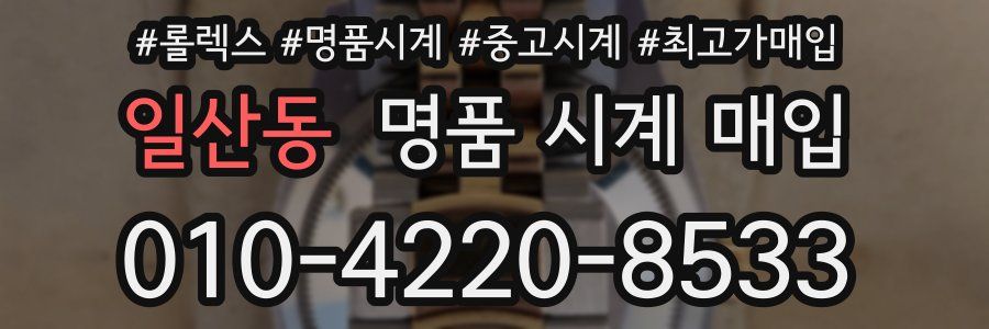 일산동 명품 시계 매입