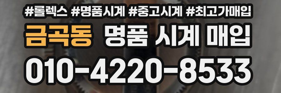 금곡동 명품 시계 매입