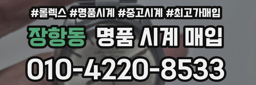 장항동 명품 시계 매입