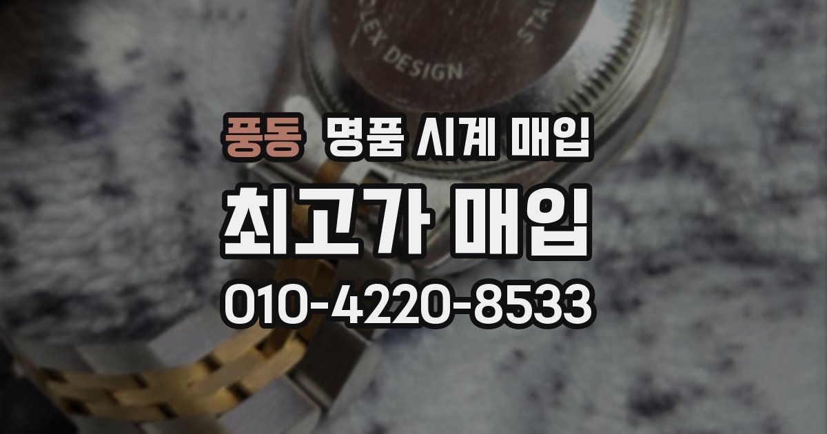 풍동 명품 시계 매입