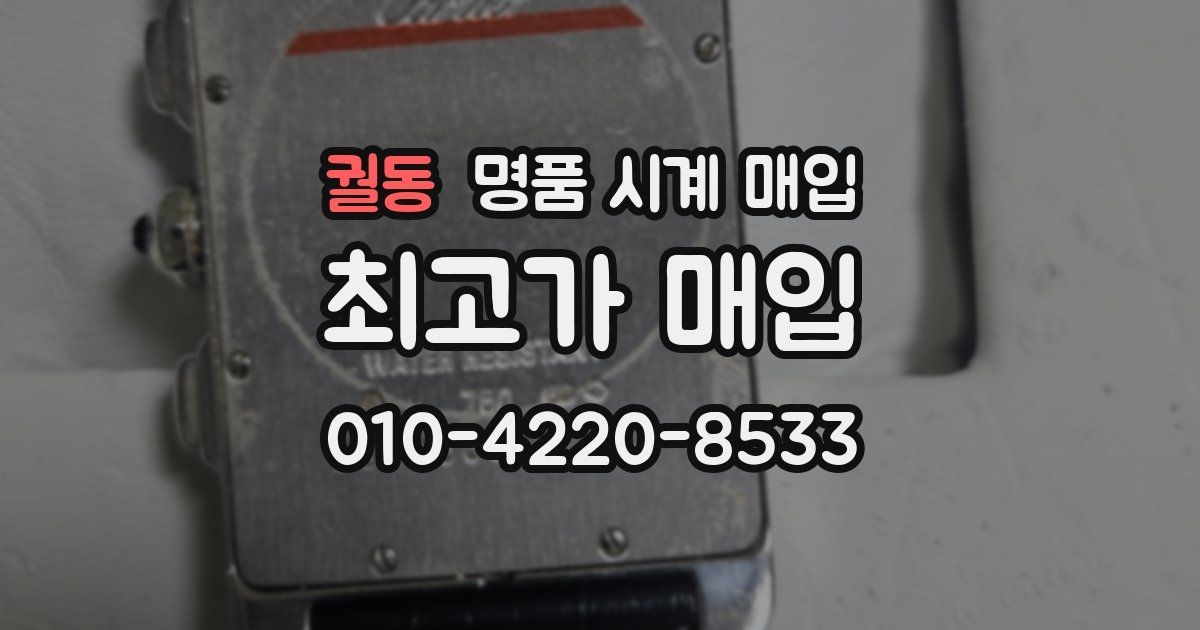 궐동 명품 시계 매입