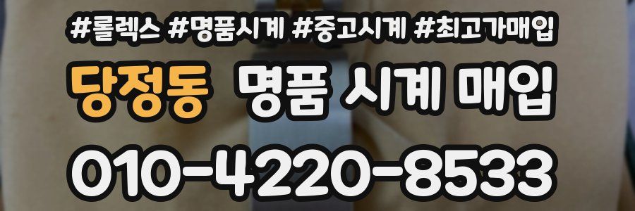 당정동 명품 시계 매입