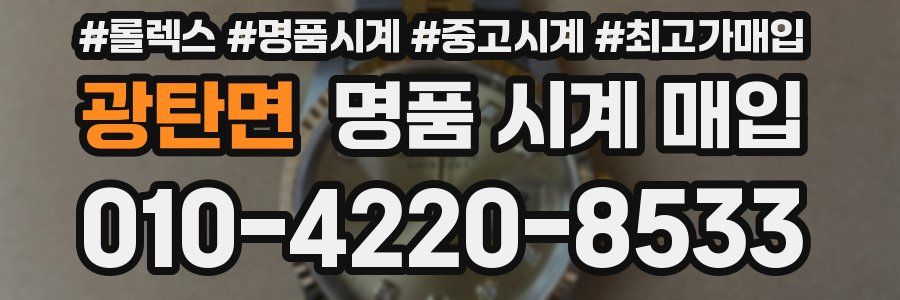 광탄면 명품 시계 매입