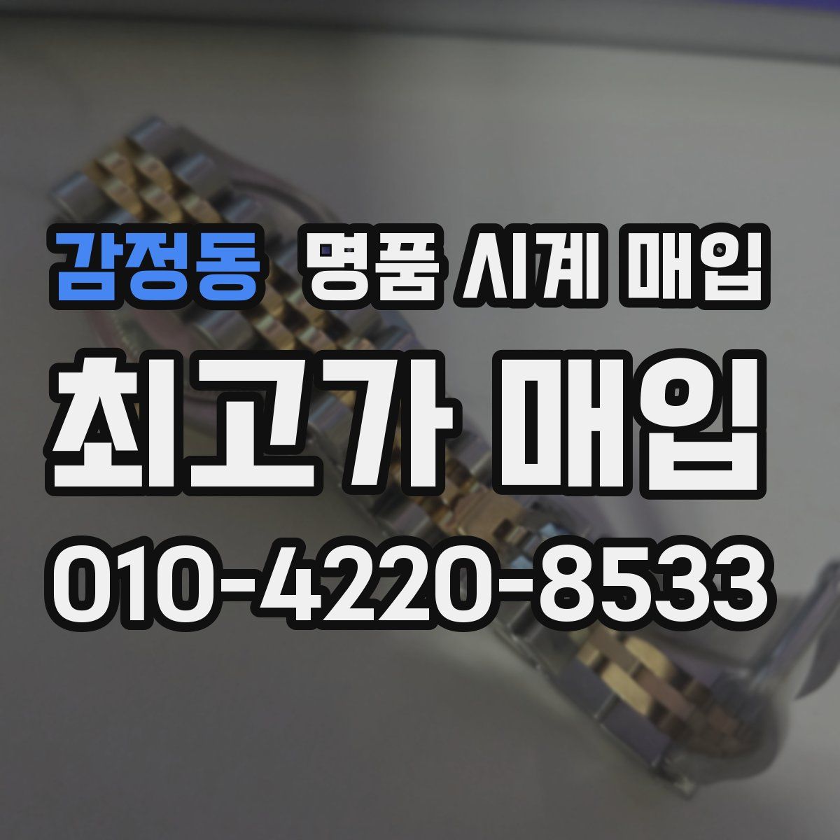 감정동 명품 시계 매입
