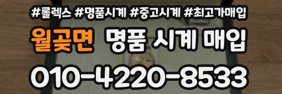 월곶면 명품 시계 매입