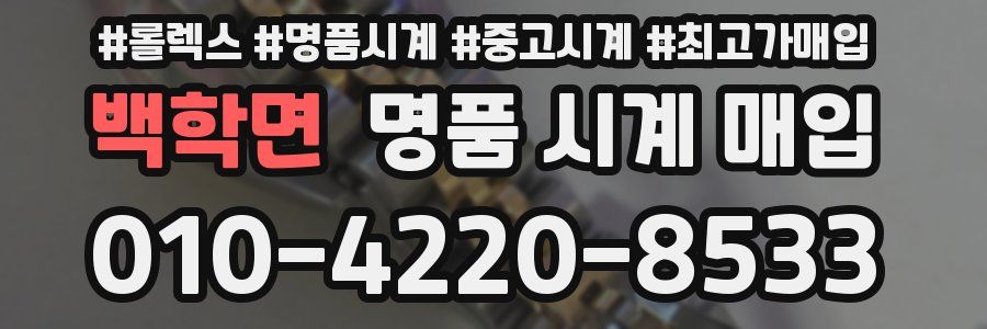 백학면 명품 시계 매입