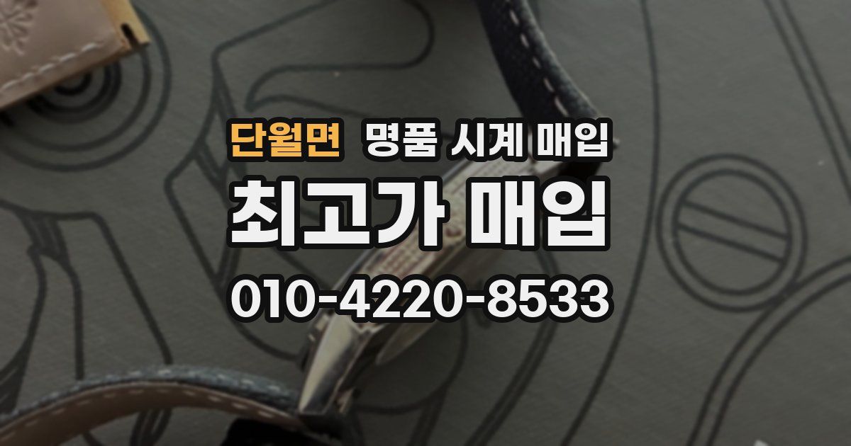 단월면 명품 시계 매입