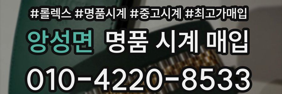 앙성면 명품 시계 매입