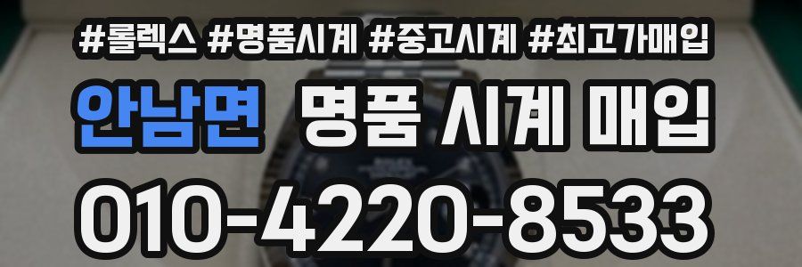 안남면 명품 시계 매입