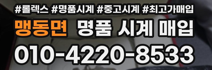 맹동면 명품 시계 매입