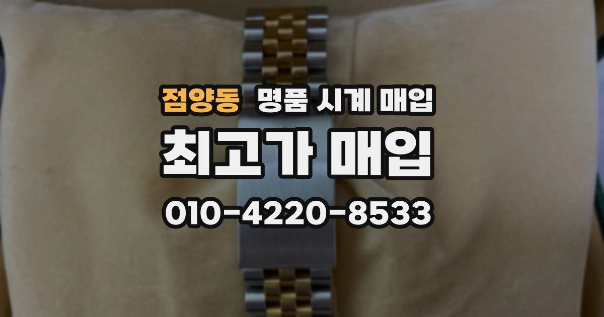 점양동 명품 시계 매입