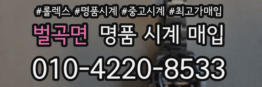 벌곡면 명품 시계 매입