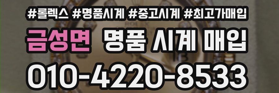 금성면 명품 시계 매입